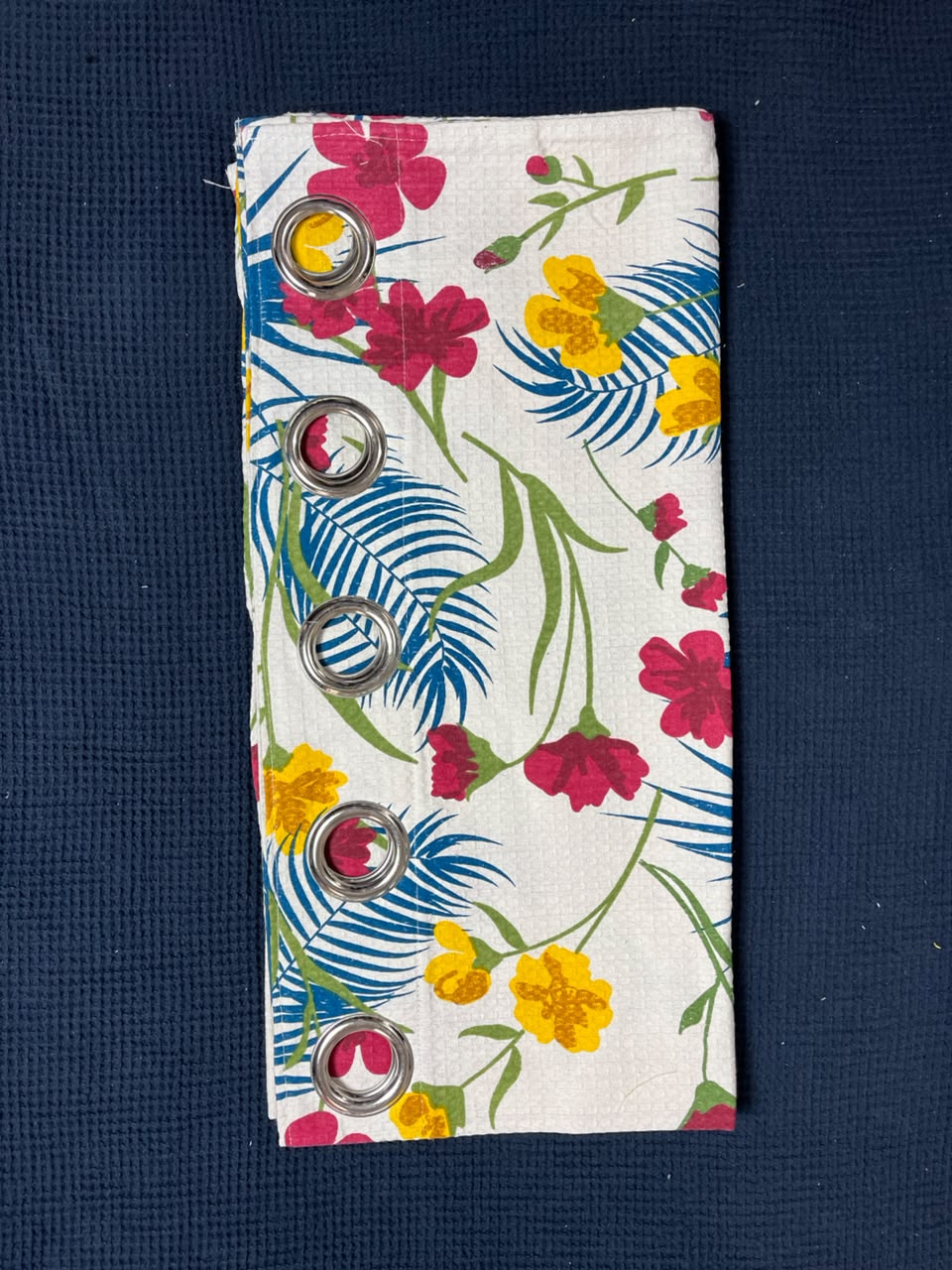 Decorative Waffle Printed Curtain - DC 121