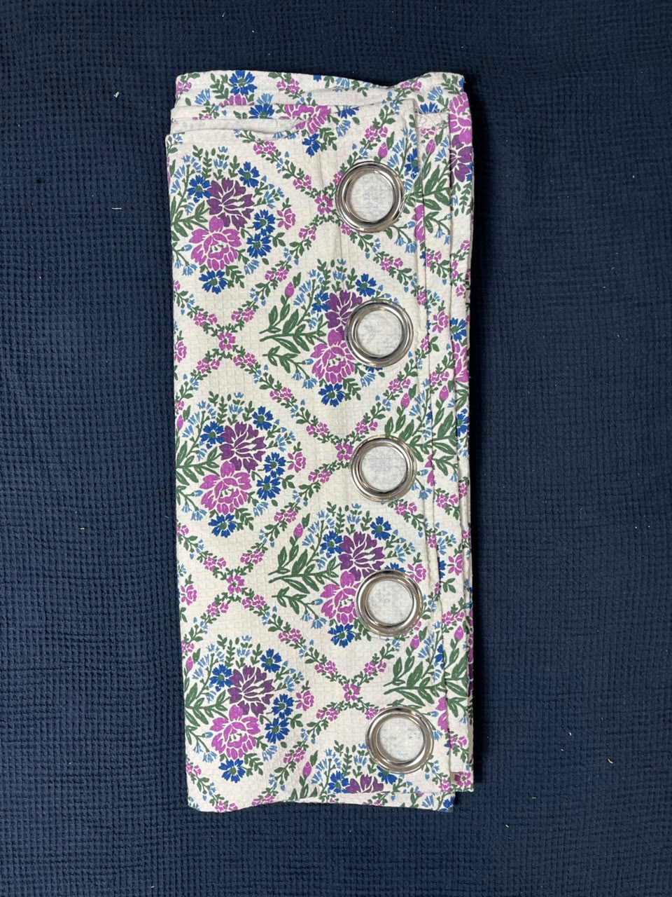 Decorative Waffle Printed Curtain - DC 138