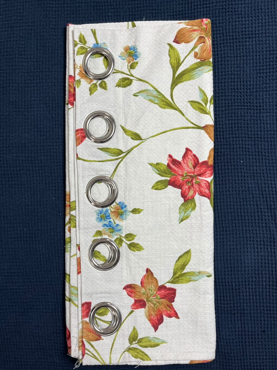 Decorative Waffle Printed Curtain - DC 109
