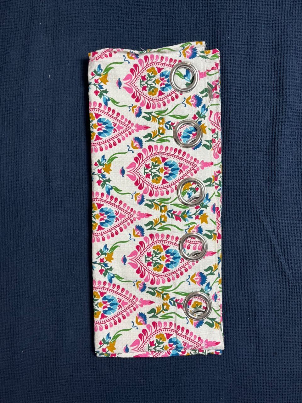 Decorative Waffle Printed Curtain - DC 135
