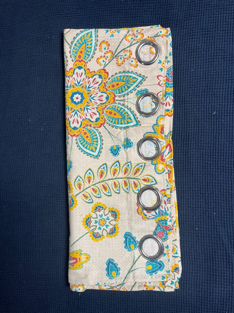 Decorative Waffle Printed Curtain DC-105