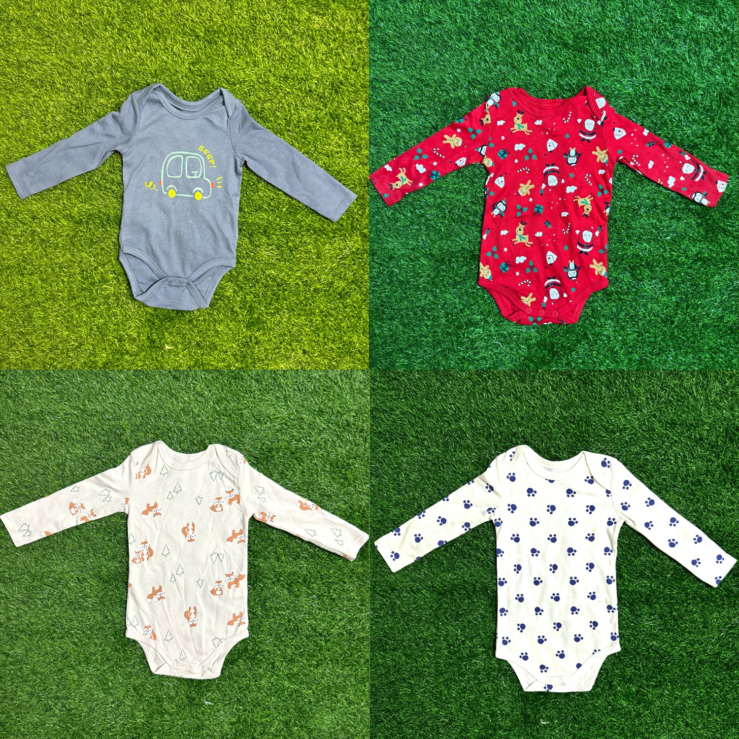 10 Pcs Baby Keeper/Romper & 5 Pcs Joggers for 0 to 24 month