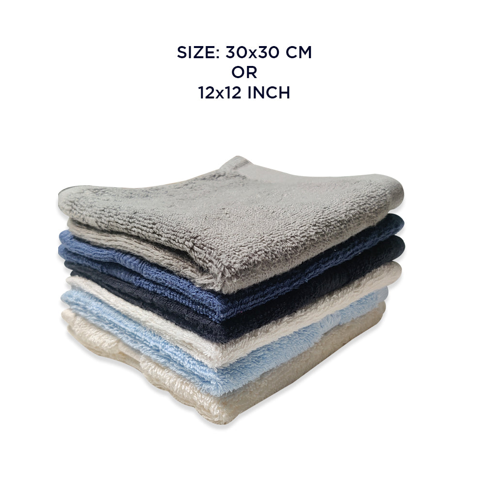 6 PCS WASH TOWEL